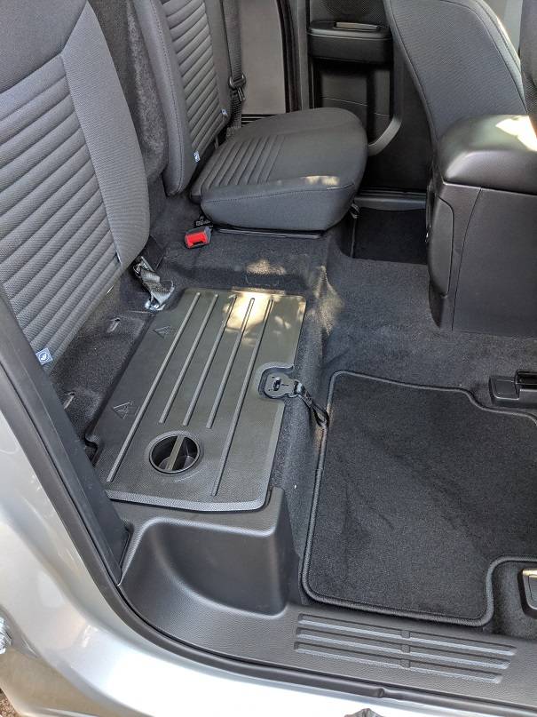 Ford Ranger 2019 Ranger XL Rear Seat Delete Option Rear seat removed