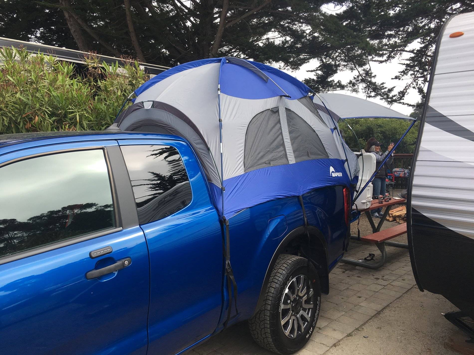 Ford Ranger Turned mine into a hotel this weekend...added the Napier tent. IMG_5481.JPG