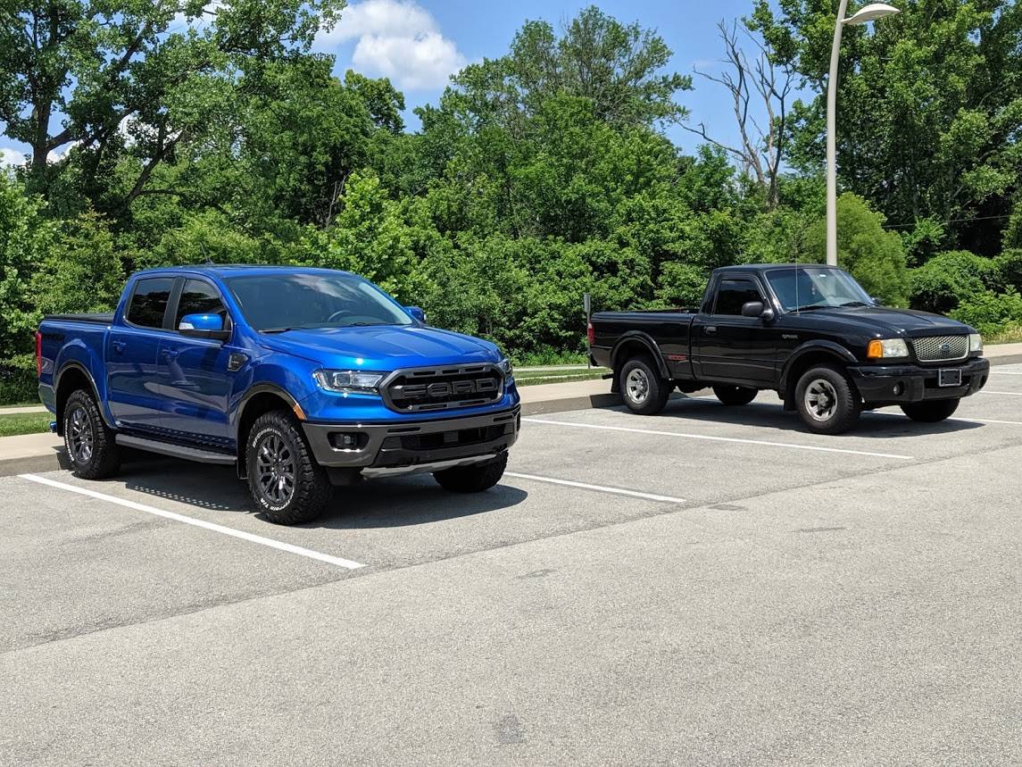 Ford Ranger Look at my Ranger parked next to stuff ranger with 03