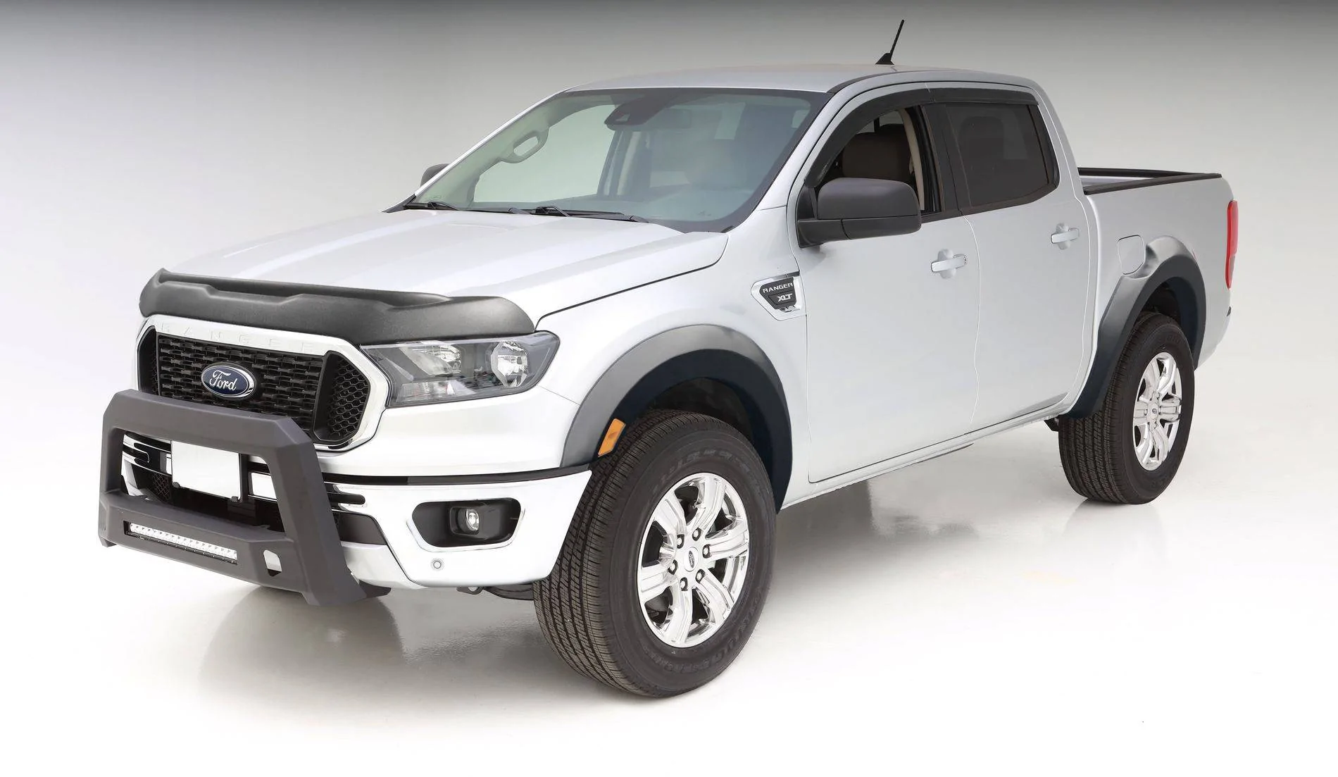 Ford Ranger Halloween HPR LARIAT FX4 build. bushwacker_extend-a-fenderflares_2019fordranger_20953-02_2