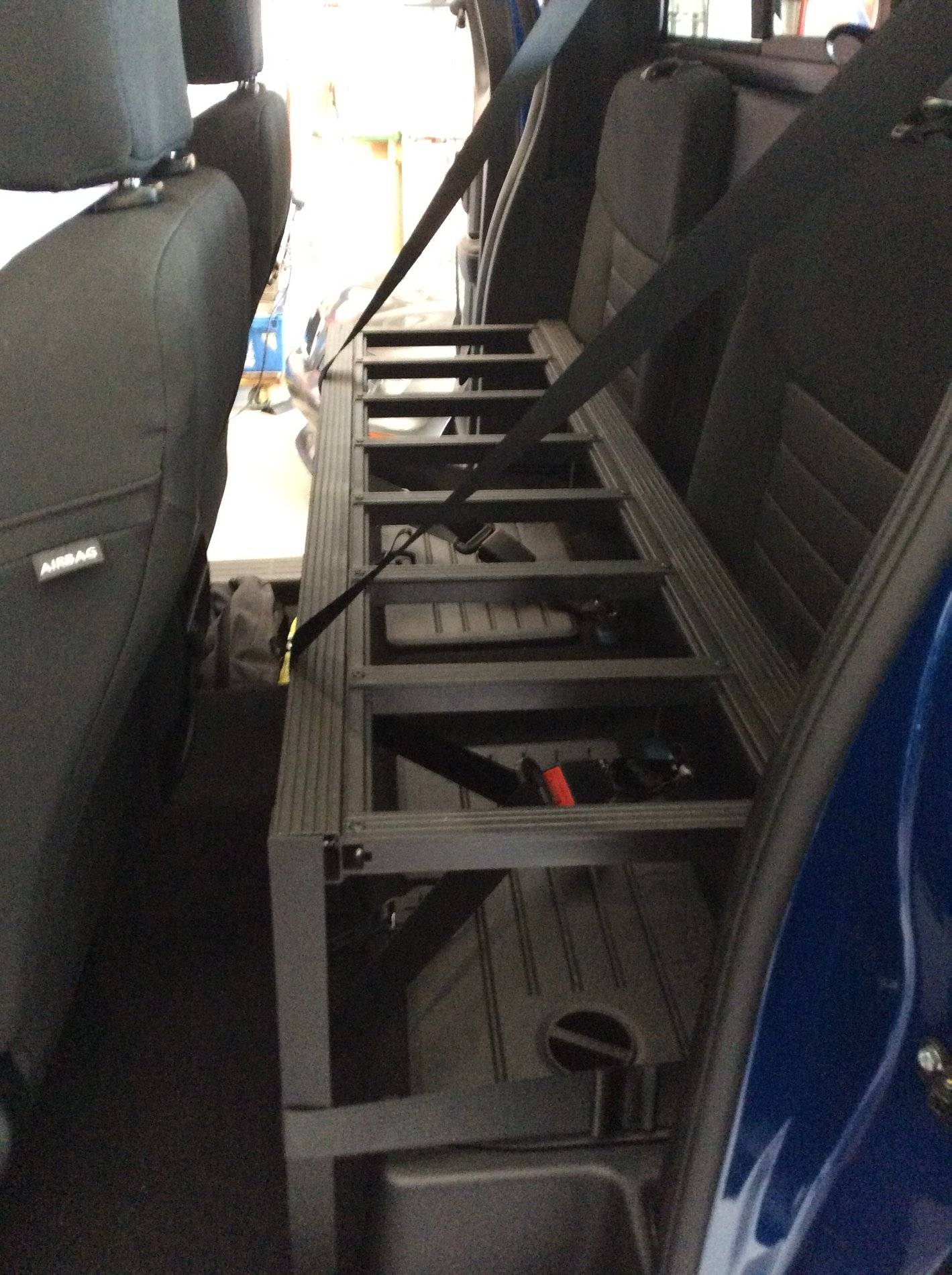 Ford Ranger Super cab rear seat storage upgrade 6FD35377-E8B3-442D-94DD-D59FEFA4EBB5