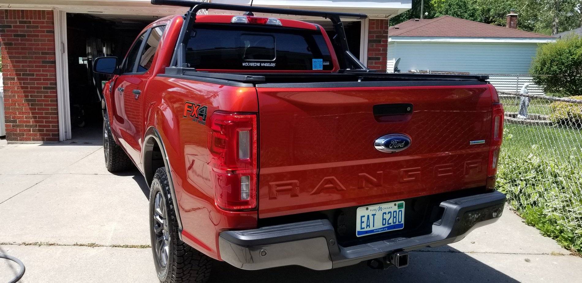 Ford Ranger WxNerd2015's Hot Pepper Red FX4 20190630_124626