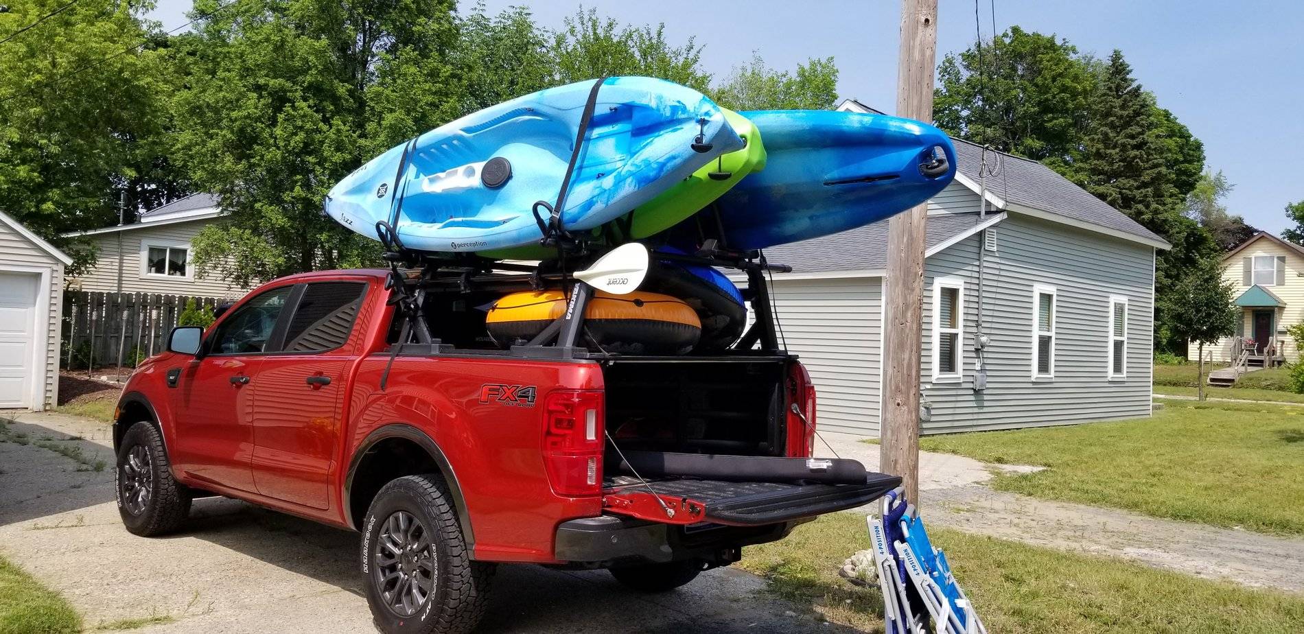 Ford Ranger WxNerd2015's Hot Pepper Red FX4 20190707_154402