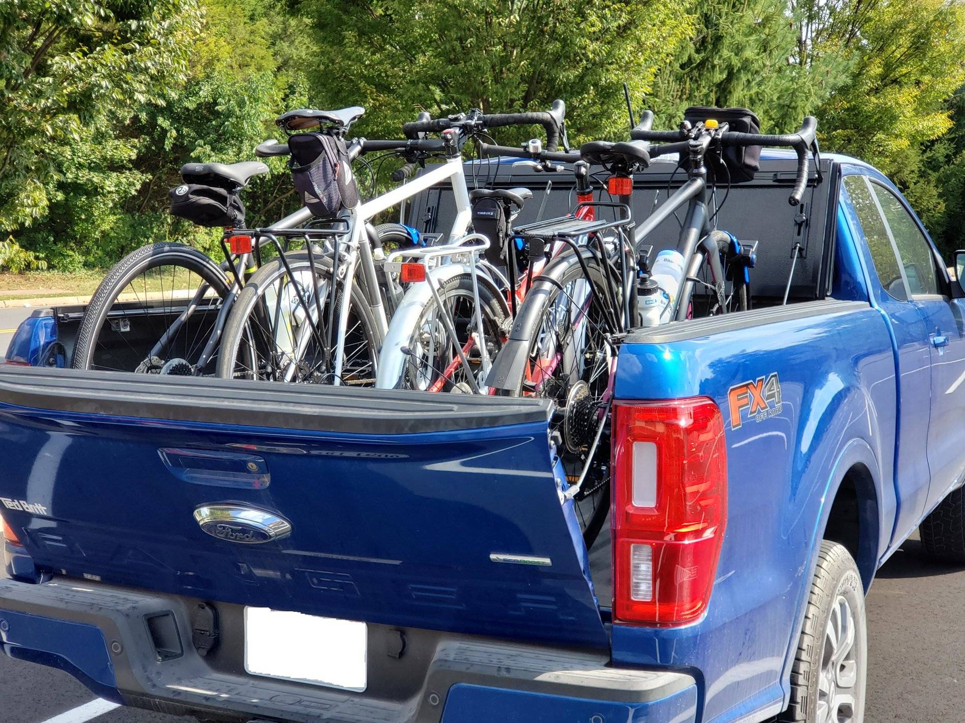 Ford Ranger Shuttle trucks! bikes