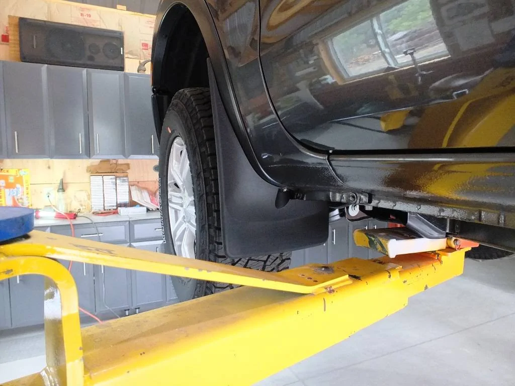 Ford Ranger HenryMac's Build Thread: 2019 Ranger XL  STX  FX4 Magnetic Super Cab Front Mud Flap 002