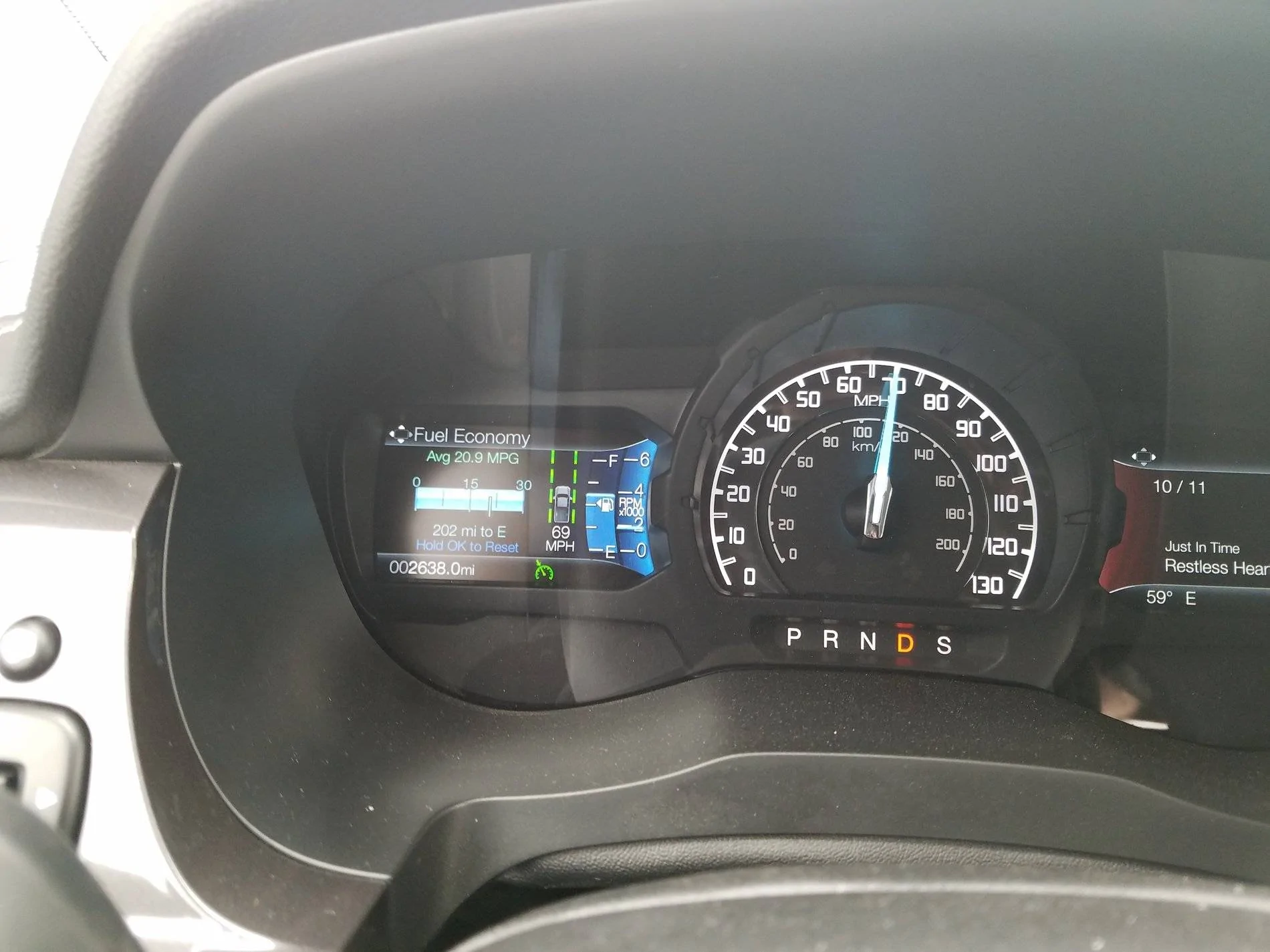 Ford Ranger Odometer shots gaug