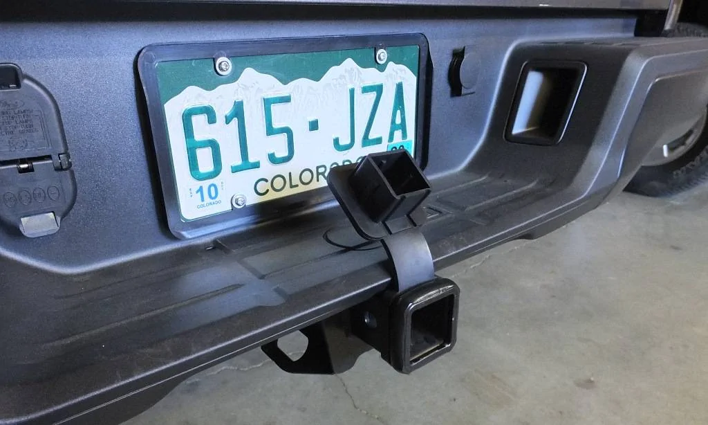 Ford Ranger HenryMac's Build Thread: 2019 Ranger XL  STX  FX4 Magnetic Super Cab Hitch Cover 002A