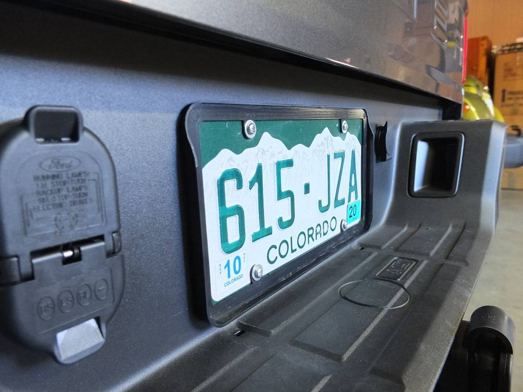 Ford Ranger HenryMac's Build Thread: 2019 Ranger XL  STX  FX4 Magnetic Super Cab Plate Rear Trimmed.JPG