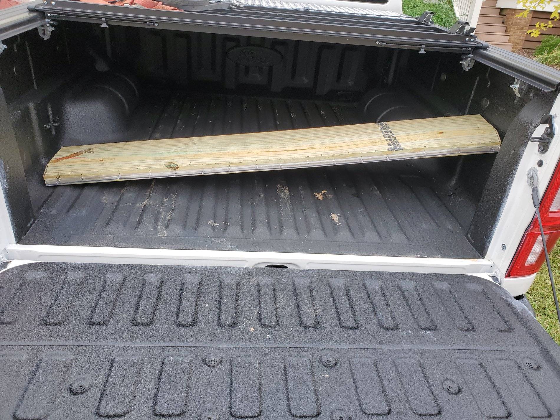 Ford Ranger Cross-bed divider Install Step 1