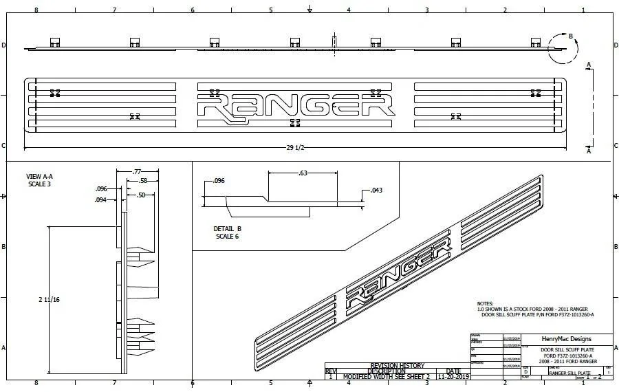 Ranger Sill Plate Rev 1 Sheet 1 of 2.webp