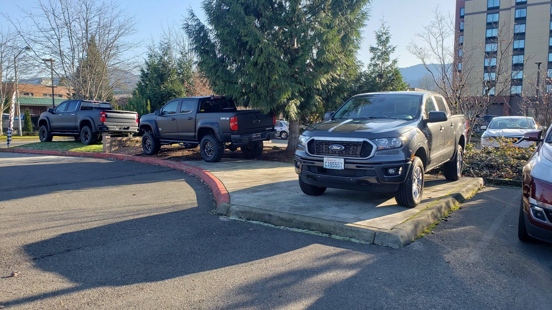 Ford Ranger Where do you park at work? 20191129_130757