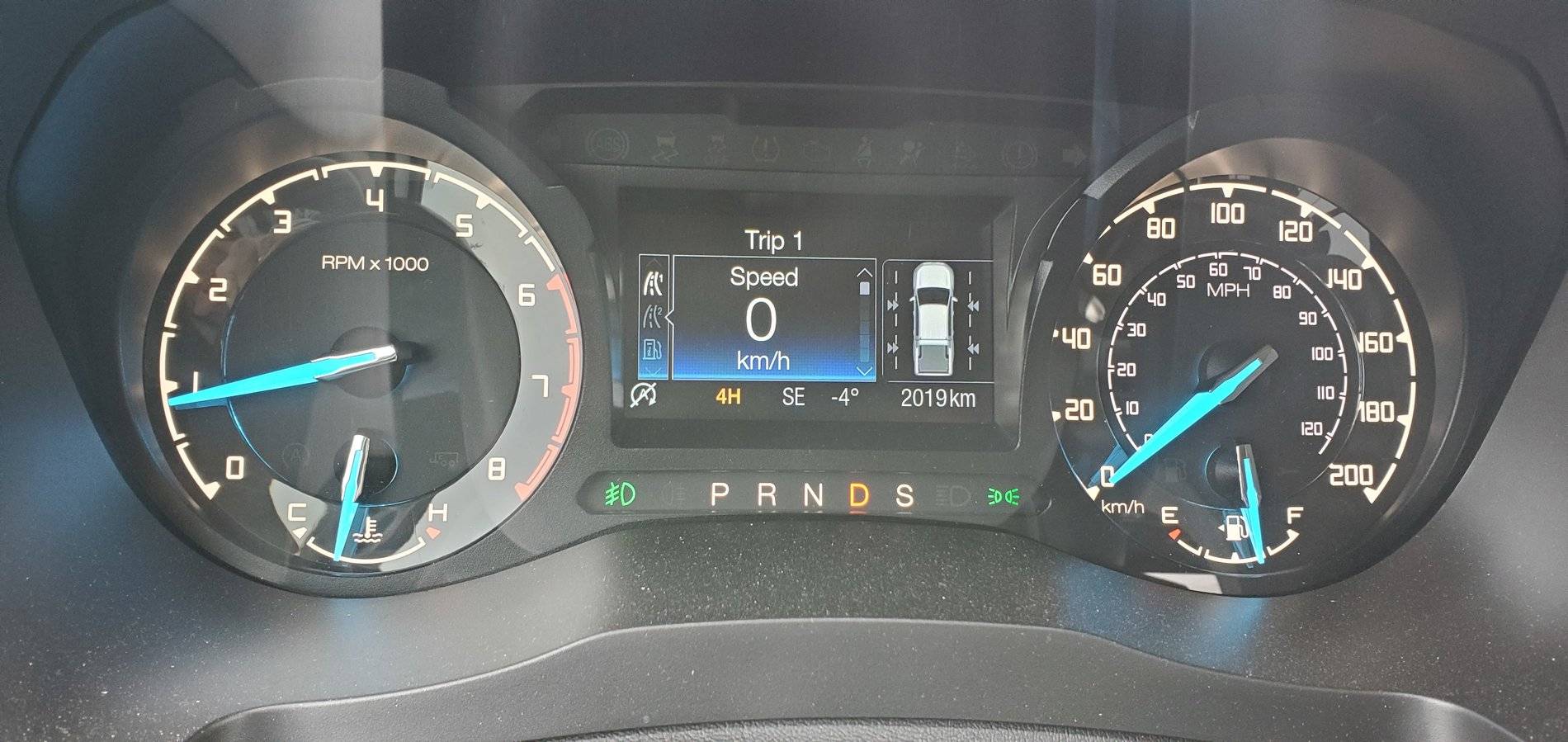 Ford Ranger Odometer shots 20191222_132052