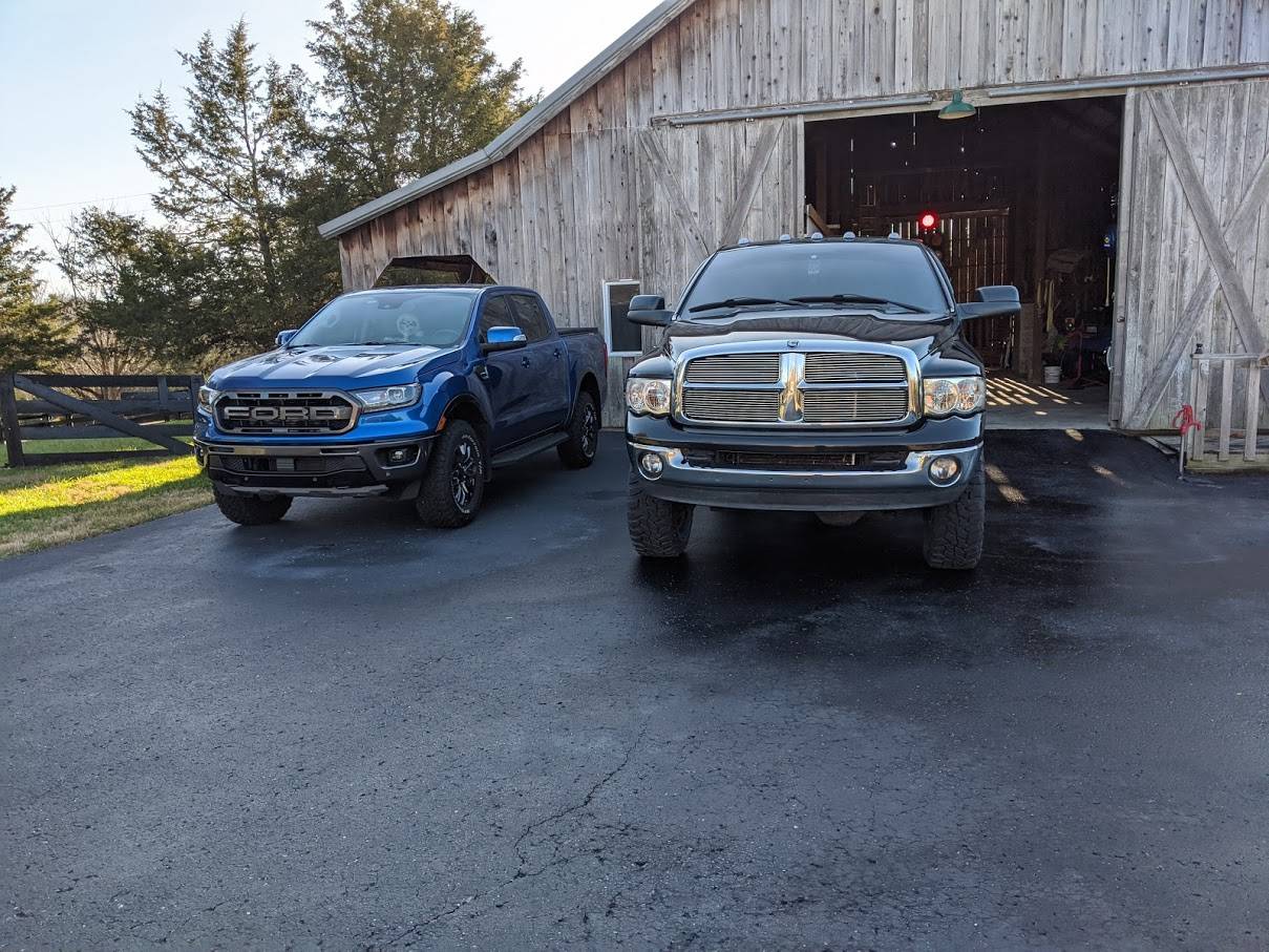 Ford Ranger Look at my Ranger parked next to stuff ram 2500