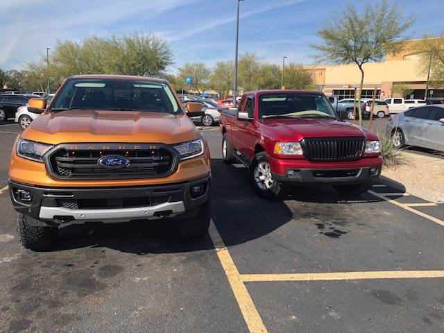 Ford Ranger Look at my Ranger parked next to stuff IMG_1808