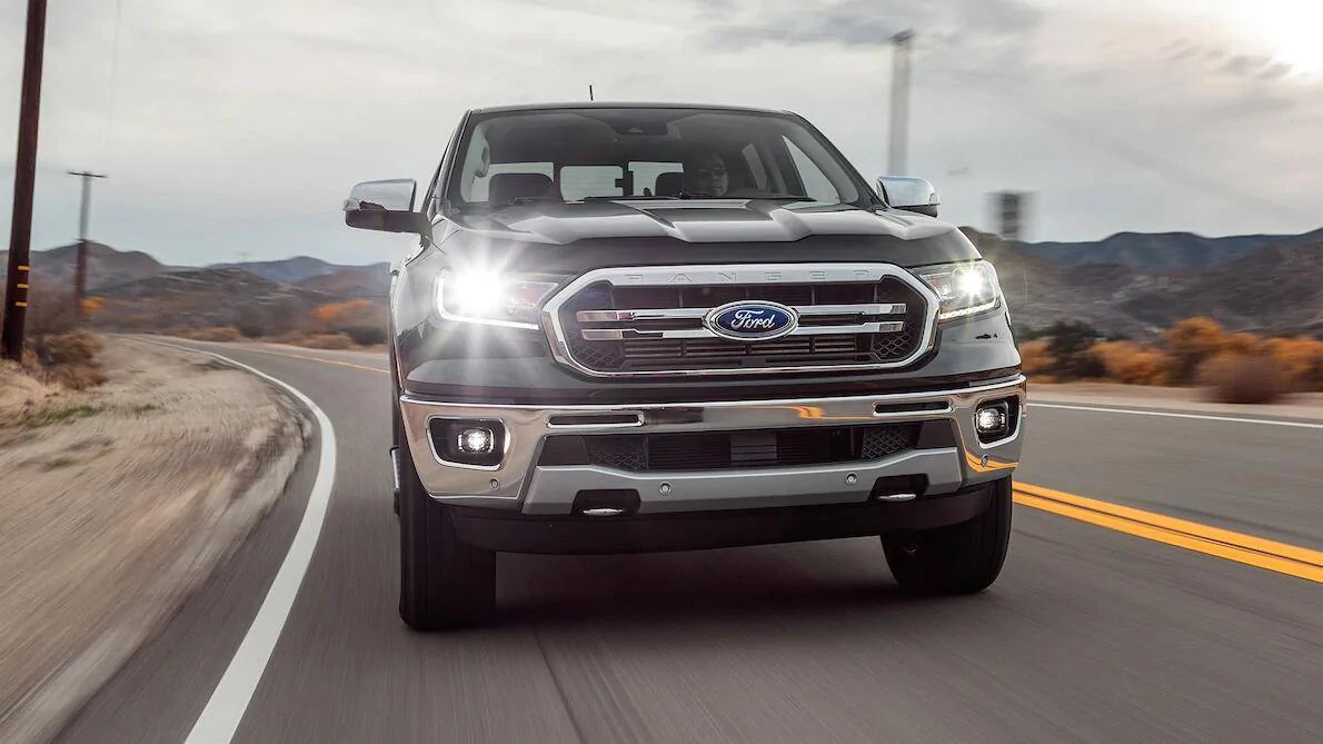 Ford Ranger SHADOW BLACK Ranger Club Thread 2019-Ford-Ranger-Lariat-4x4-Ecoboost-front-in-motion