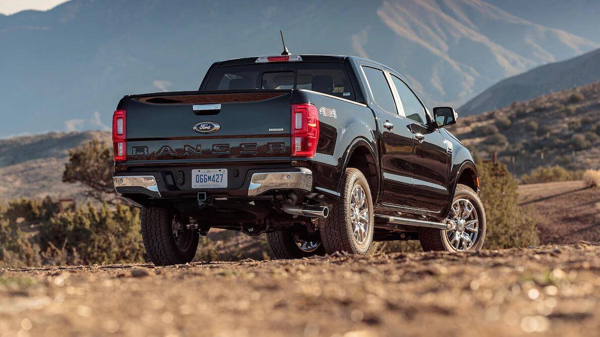 Ford Ranger SHADOW BLACK Ranger Club Thread 2019-Ford-Ranger-Lariat-4x4-Ecoboost-rear-three-quarter