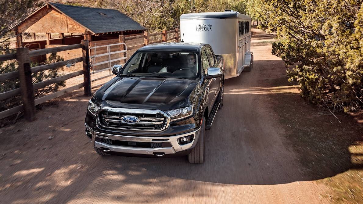 Ford Ranger SHADOW BLACK Ranger Club Thread 2019-Ford-Ranger-Lariat-4x4-Ecoboost-front-three-quarter-in-motion-3