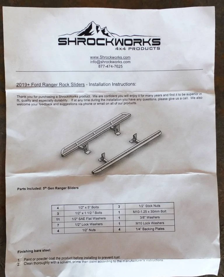 Ford Ranger HenryMac's Build Thread: 2019 Ranger XL  STX  FX4 Magnetic Super Cab 005