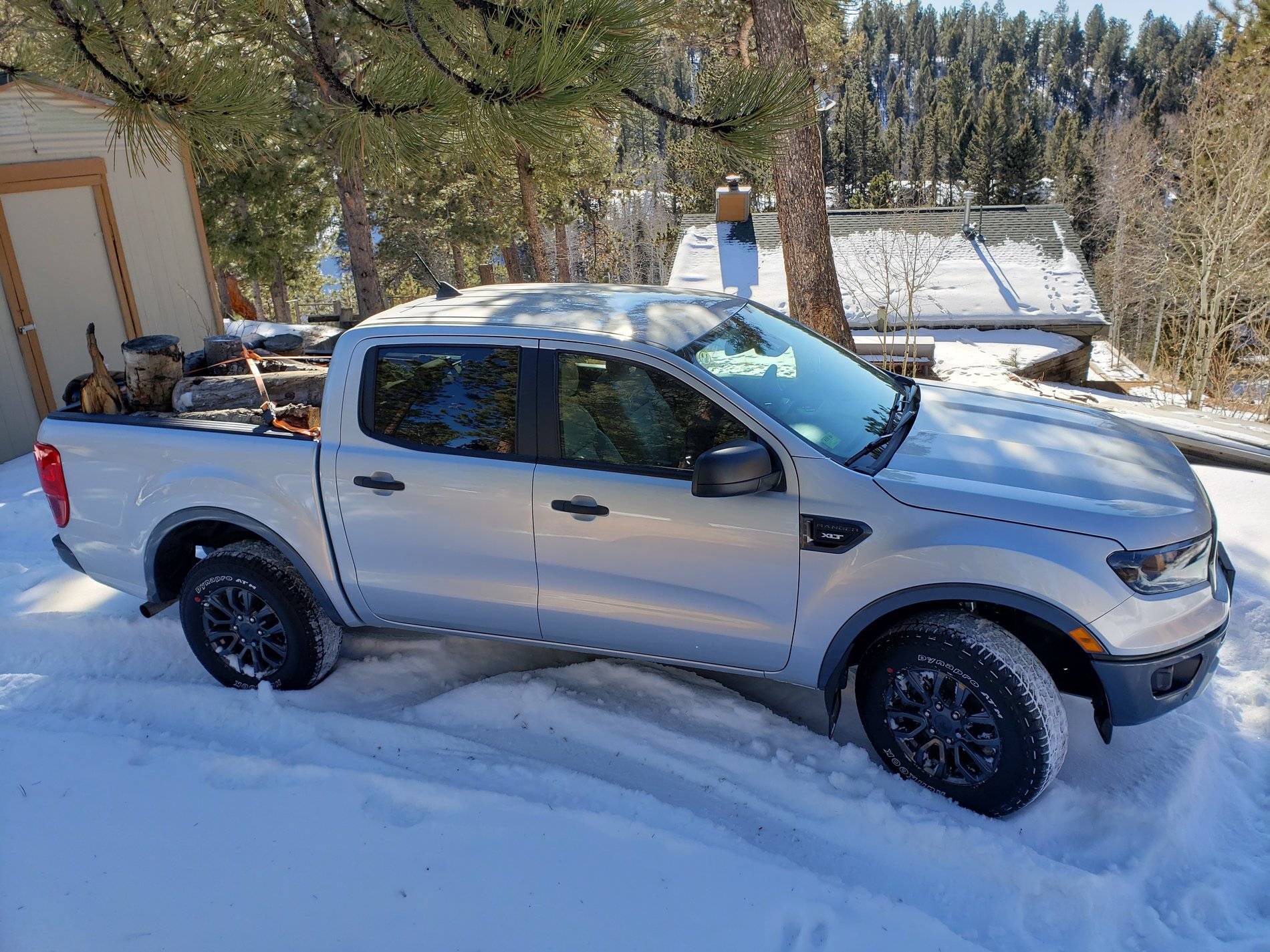 Ford Ranger INGOT SILVER Ranger Club Thread ranger 1st load firewood