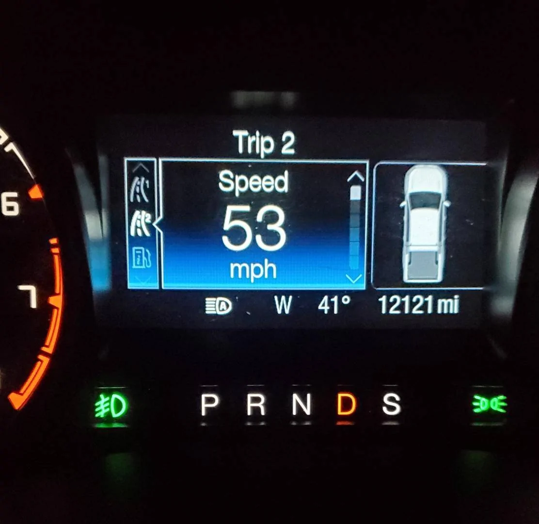 Ford Ranger Odometer shots Ranger193a