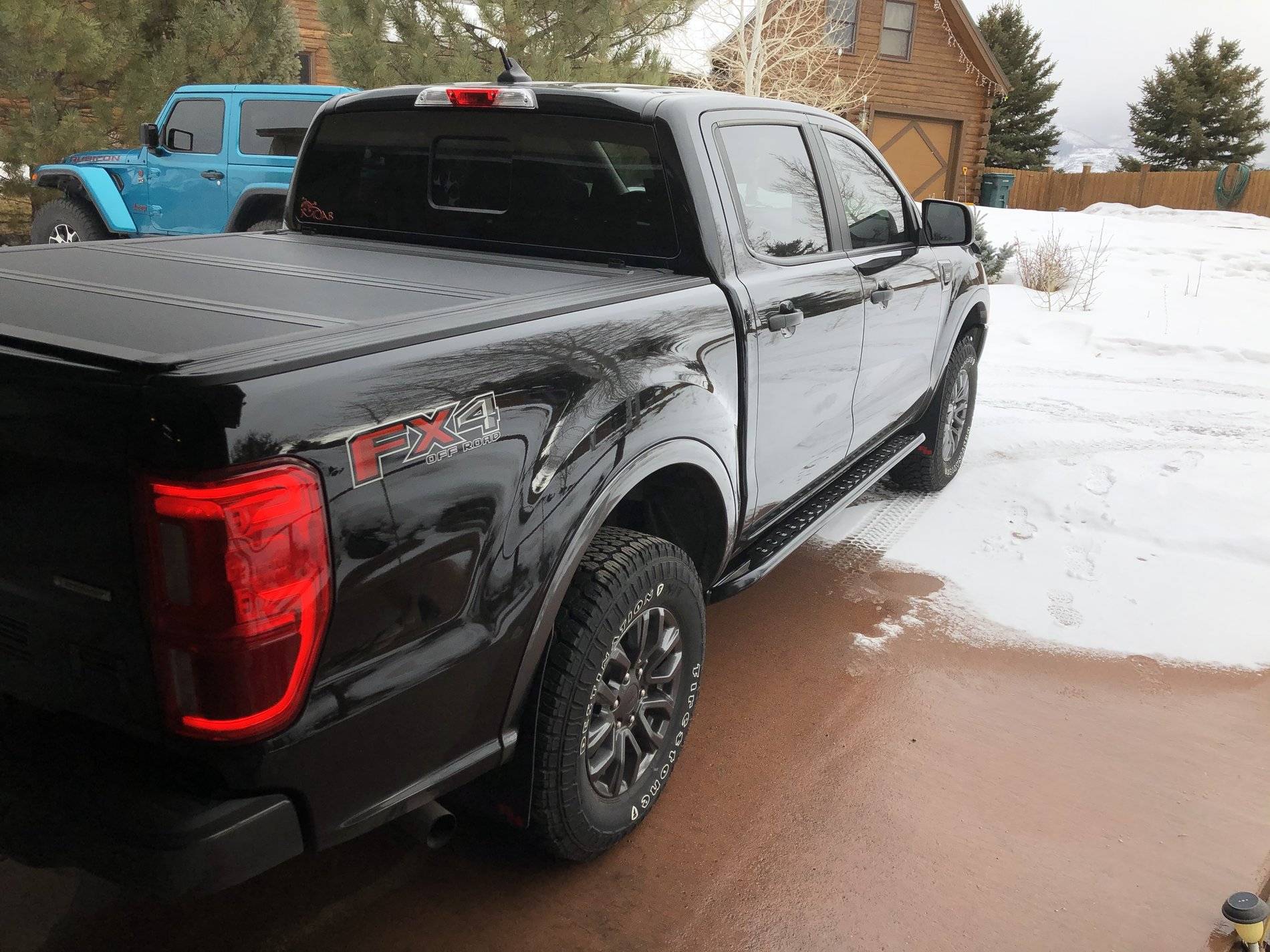 Ford Ranger Shrockworks sliders installed today 88322232-2142-4359-A03F-EC2A7C7B55F1