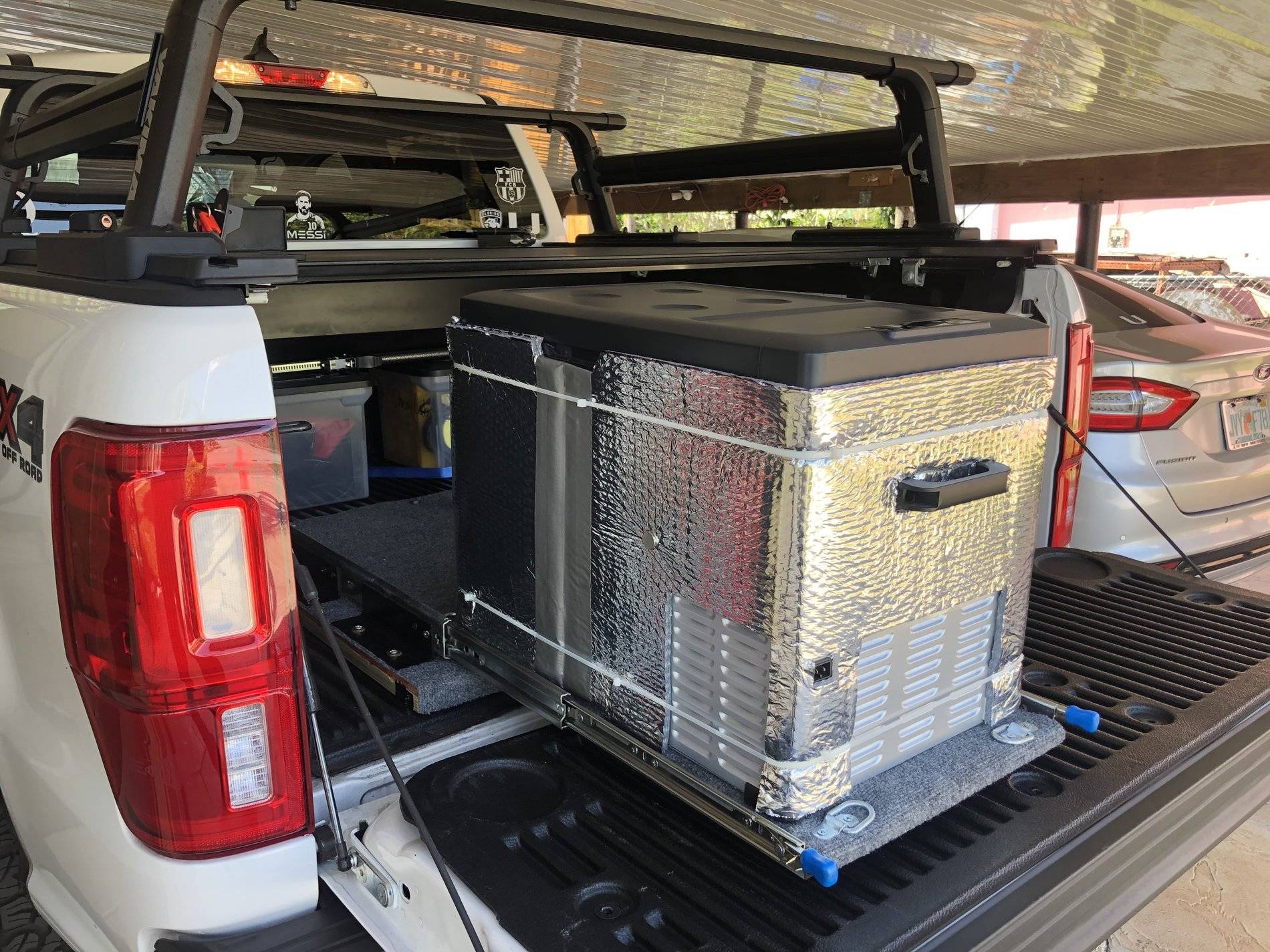 Ford Ranger Ranger305's Ranger Overland Build & Journal Fridge Rack 2