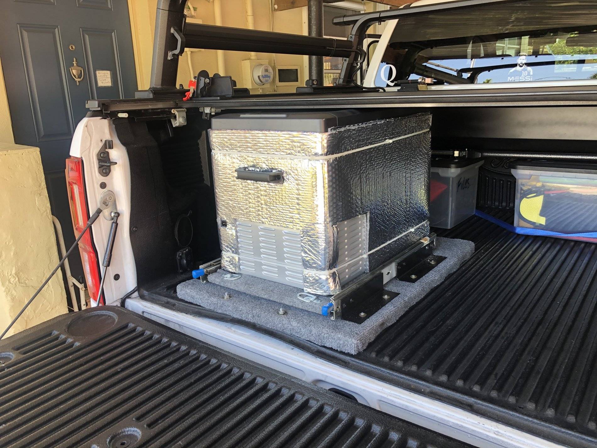 Ford Ranger Ranger305's Ranger Overland Build & Journal Fridge Rack 3