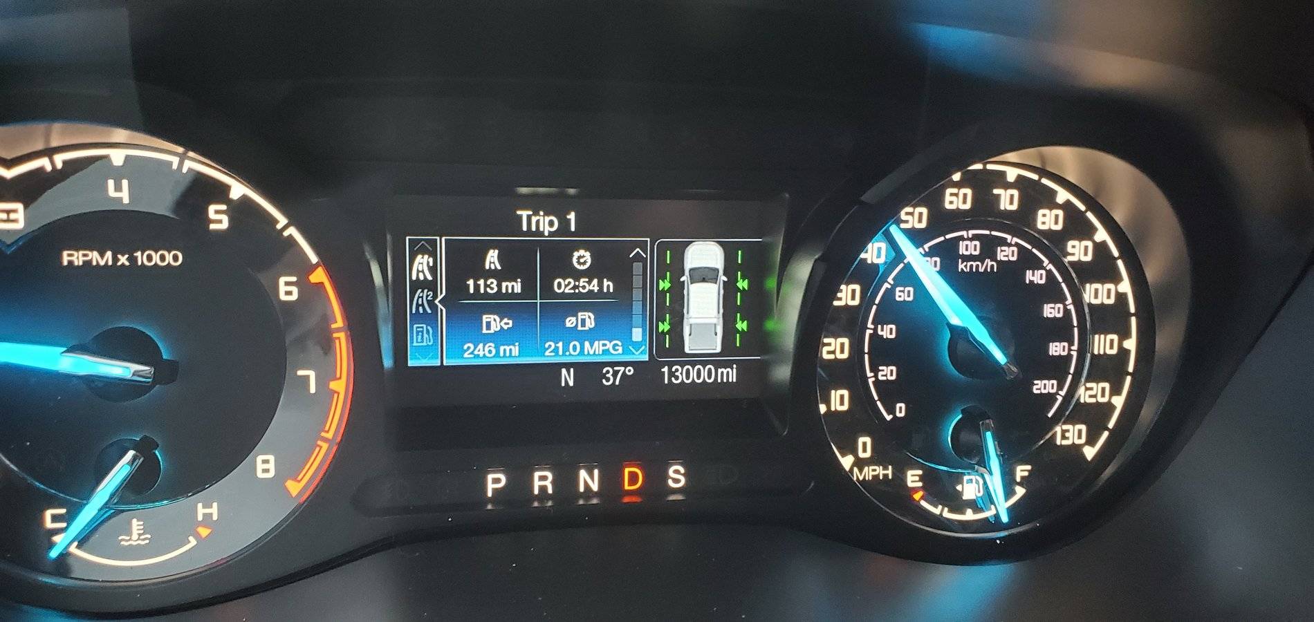 Ford Ranger Odometer shots 20200311_083435