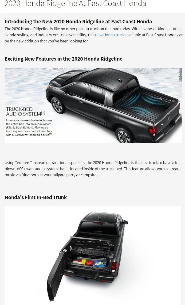 Ford Ranger Next gen 2021 Ranger Leaked? 2020-Honda-Ridgeline-Truck