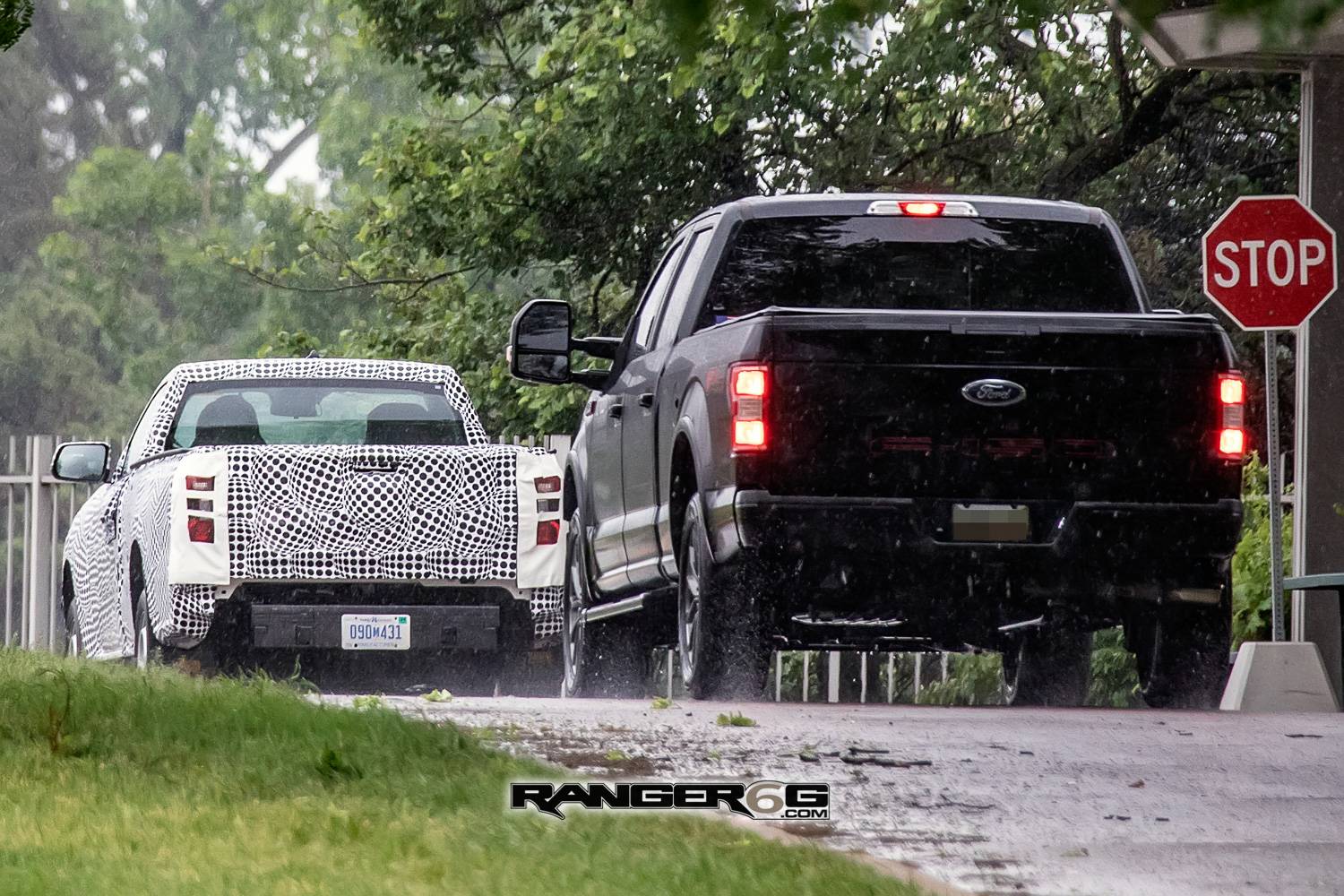 Ford Ranger First Look: 2023 Ford Ranger Single Cab Spied in LHD Riding on Steelies 2023-ranger-single-cab-work-truck-9