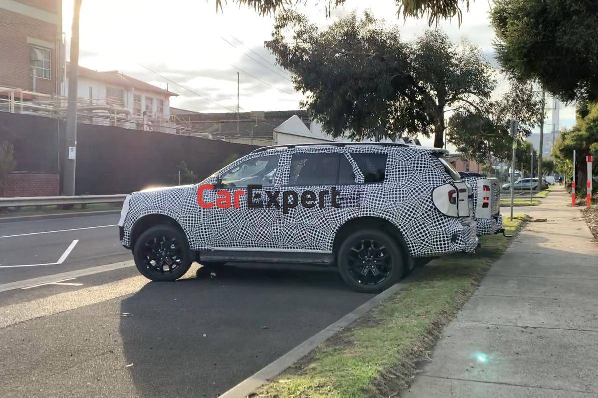 Ford Ranger Spied: 2023 Ford Ranger with 15.5" Touchscreen, Next Raptor Powered by 2.7L EcoBoost V6 ford-ranger-everest-spied-1