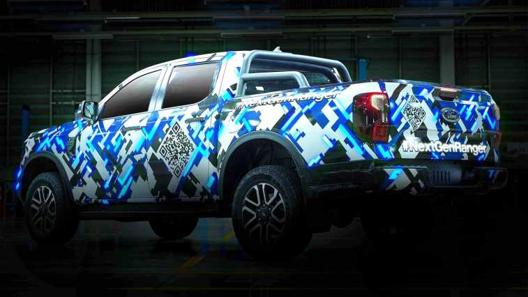 Ford Ranger 2023 Ford Ranger official teaser video gives more previews - "#NextGenRanger Hiding in Plain Sight" 2023-ford-ranger-teaser