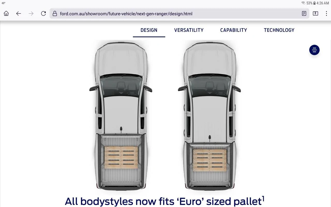 Ford Ranger Is the new Ranger "too wide"? Screenshot_20211204-042643