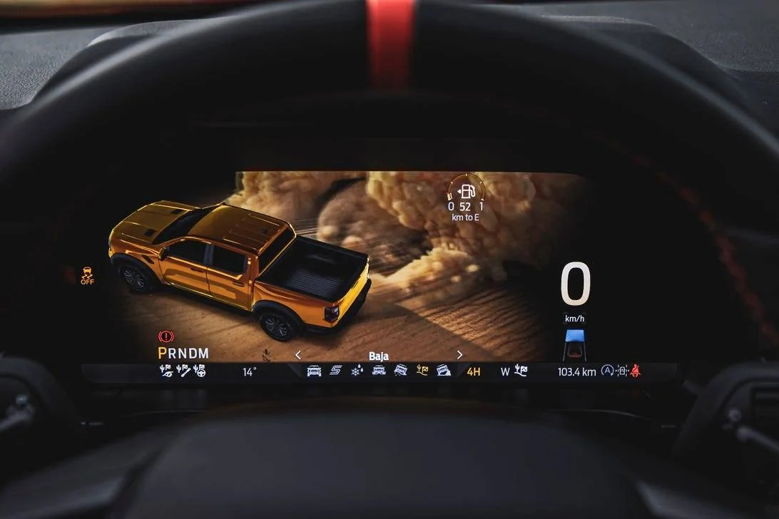 Ford Ranger 2022-2023 Ranger Raptor World Premiere! Wallpapers, Video & Specs next-gen-ranger-raptor-digital-cluster-1