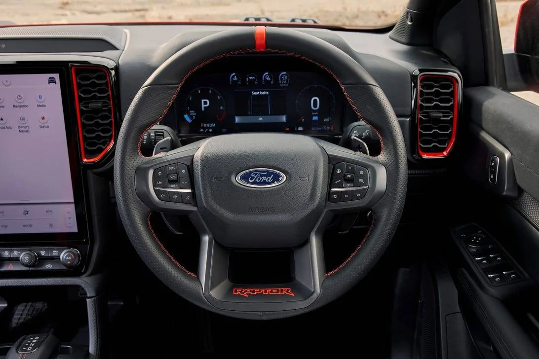 Ford Ranger 2022-2023 Ranger Raptor World Premiere! Wallpapers, Video & Specs next-gen-ranger-raptor-steering-wheel-1