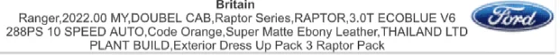 Ford Ranger I have my order in for a 2023 Ranger Raptor. 1672758474366