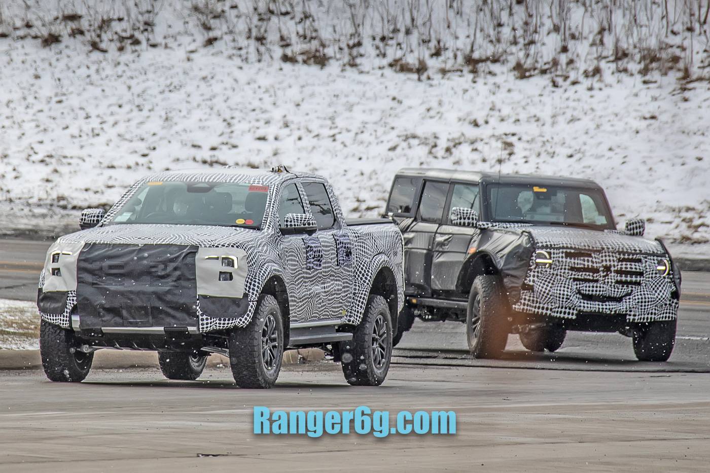 Ford Ranger 6th Gen 2024 Ranger Raptor rolling down MAP production line 📸 nger-raptor-testing-with-ford-bronco-warthog-9-