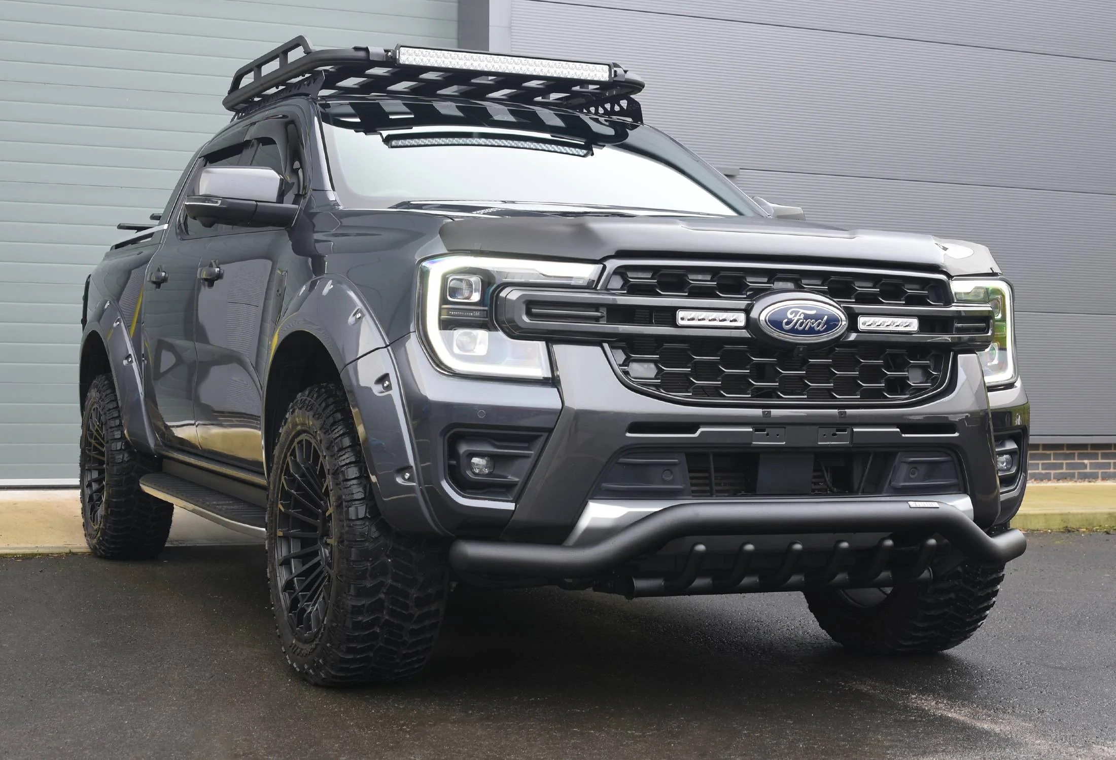 Ford Ranger Spoiler Bar with Axle Bars for 2023 Ford Ranger ranger-build-4x4at1