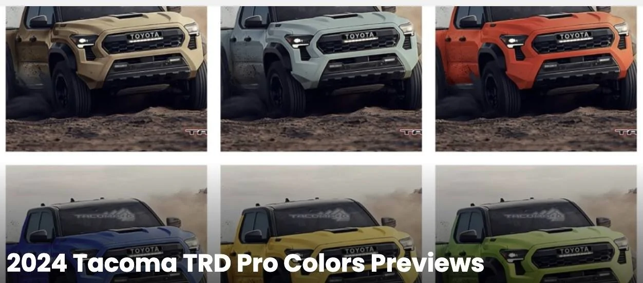 Ford Ranger 2024 Tacoma TRD Pro in Toyota factory colors screenshot-2023-05-15-at-4-19-41-pm-jpg