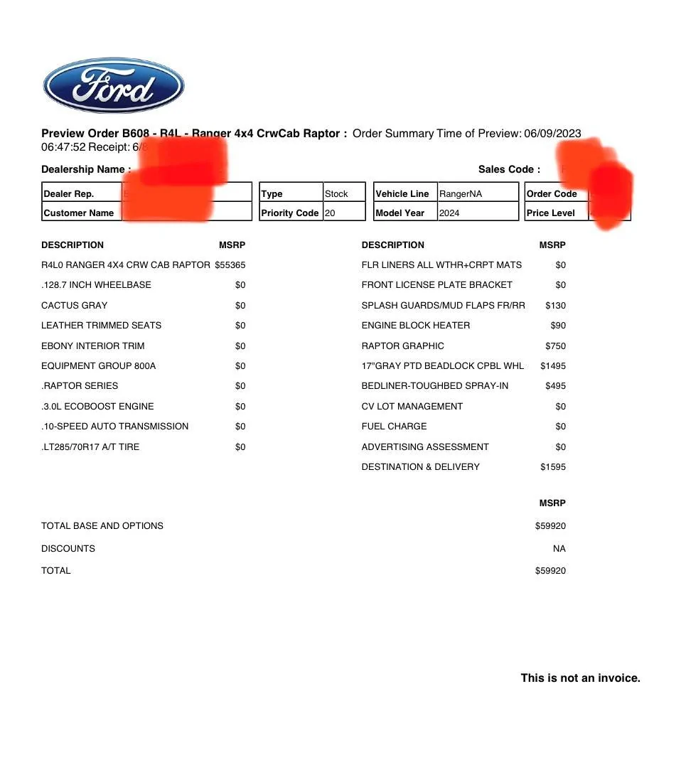 Ford Ranger 2024 Ranger Order Banks Now Officially Open!! Ranger Raptor