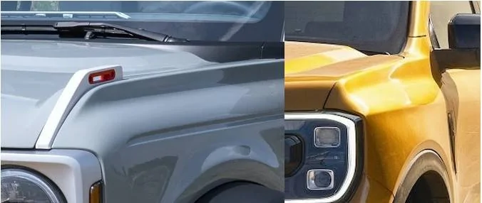 Ford Ranger Ranger and Bronco Front Fender Similarities Ford Ranger Bronco Fender