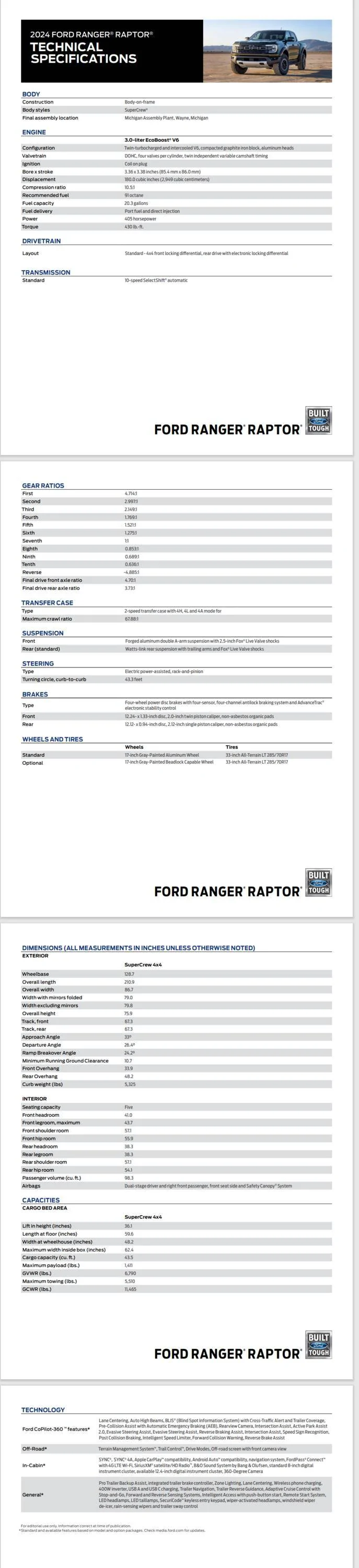 Ford Ranger 2.3L and 2.7L Engines 1687383530571