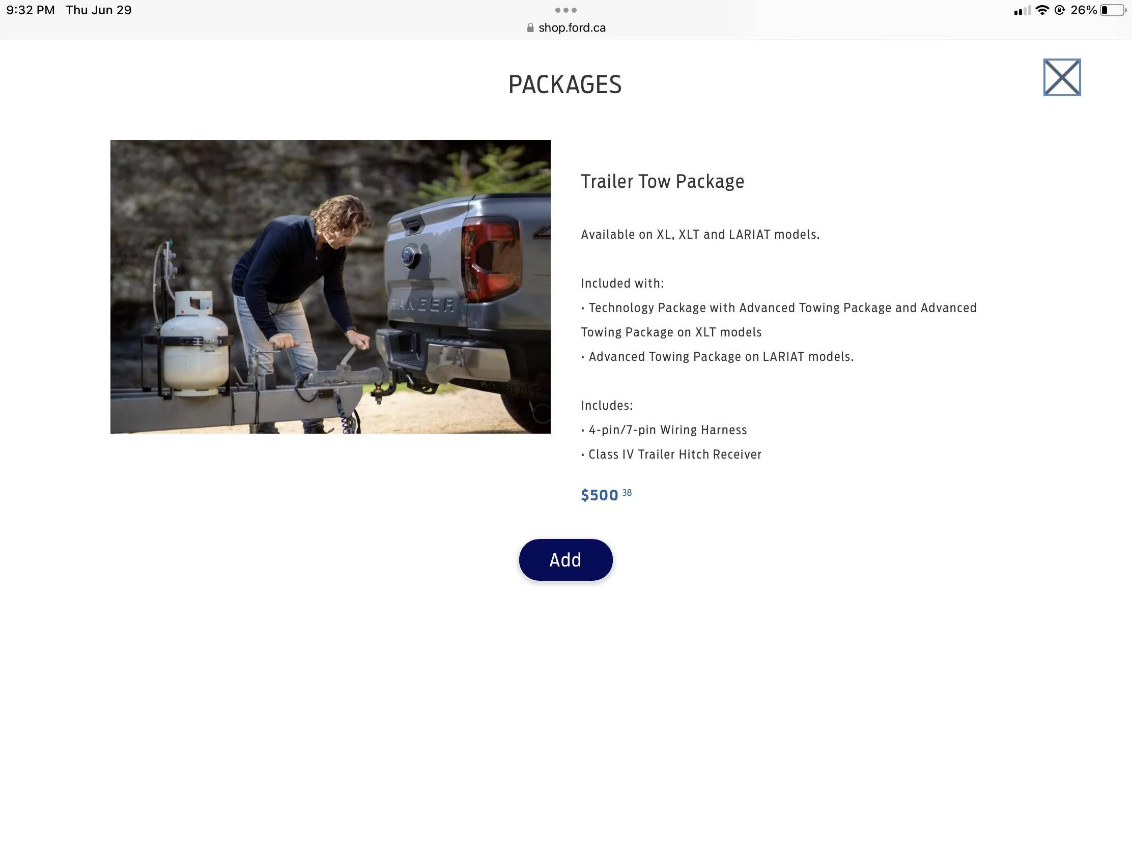 Ford Ranger Build & Price up now on Ford.ca IMG_5089