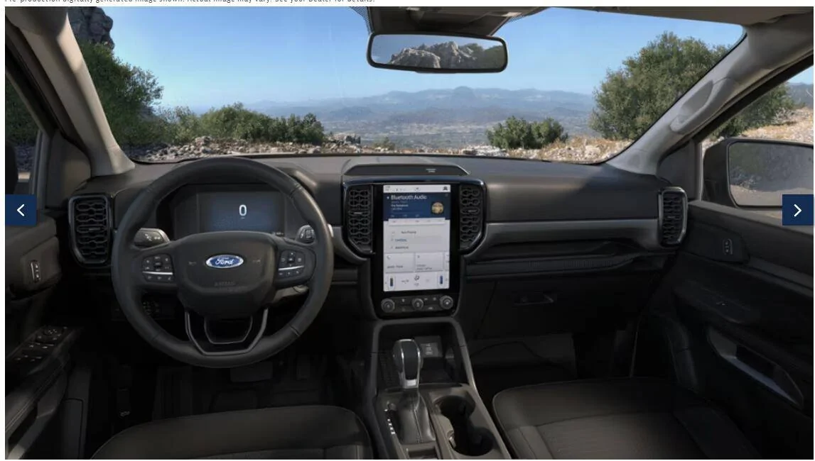Ford Ranger 10 inch vs 12 inch Infotainment Screen 10 inch Screenshot 2023-06-30 174902