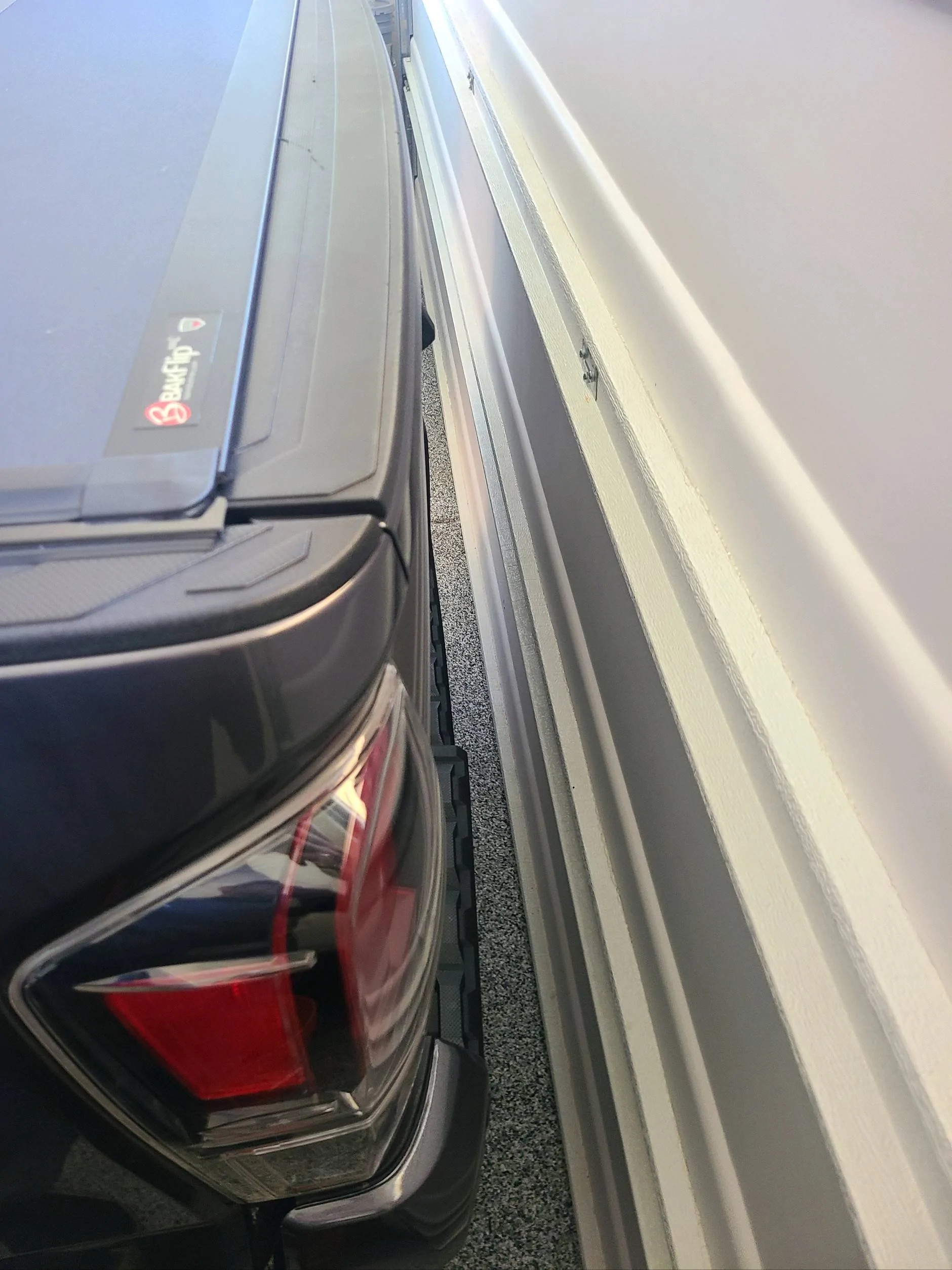 Ford Ranger Will the Ranger Raptor fit on one side of a standard 2 car garage? 20230702_110248