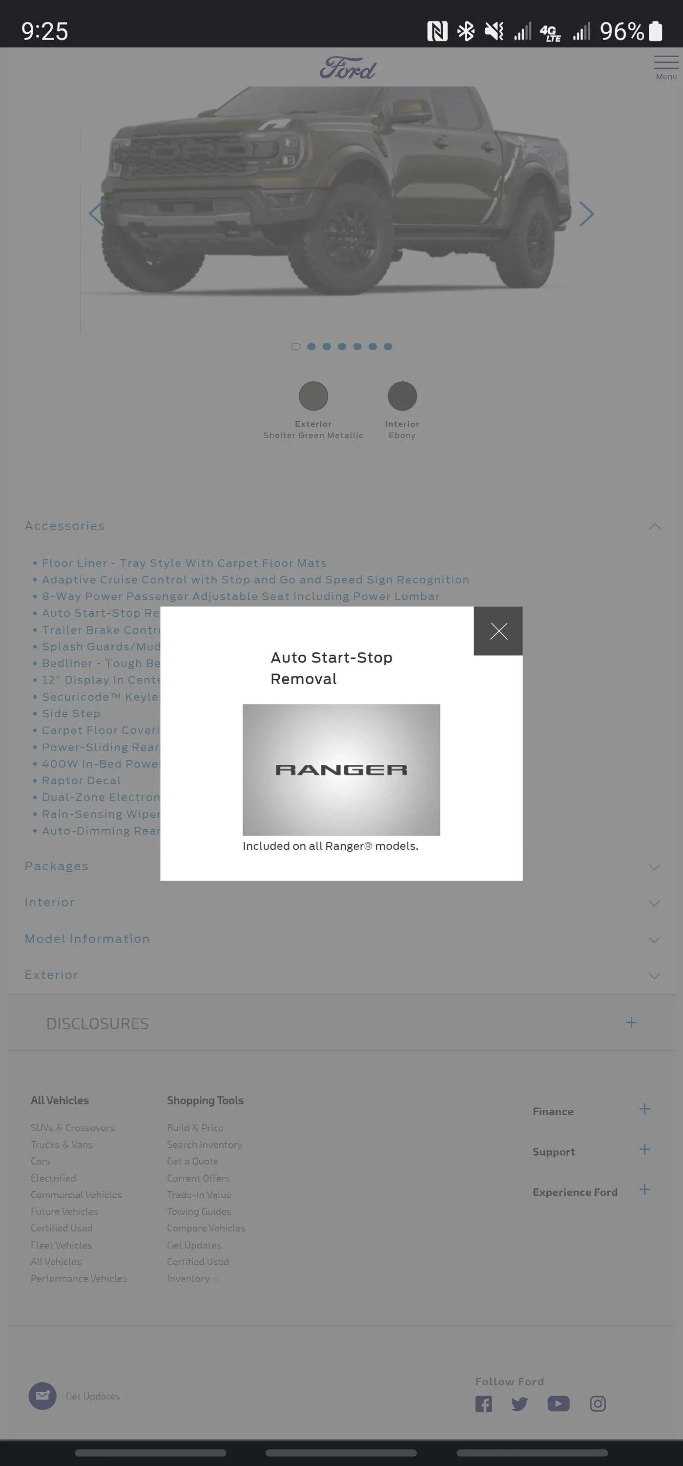 Ford Ranger Auto start/stop removal Screenshot_20230715_092541_Chrom