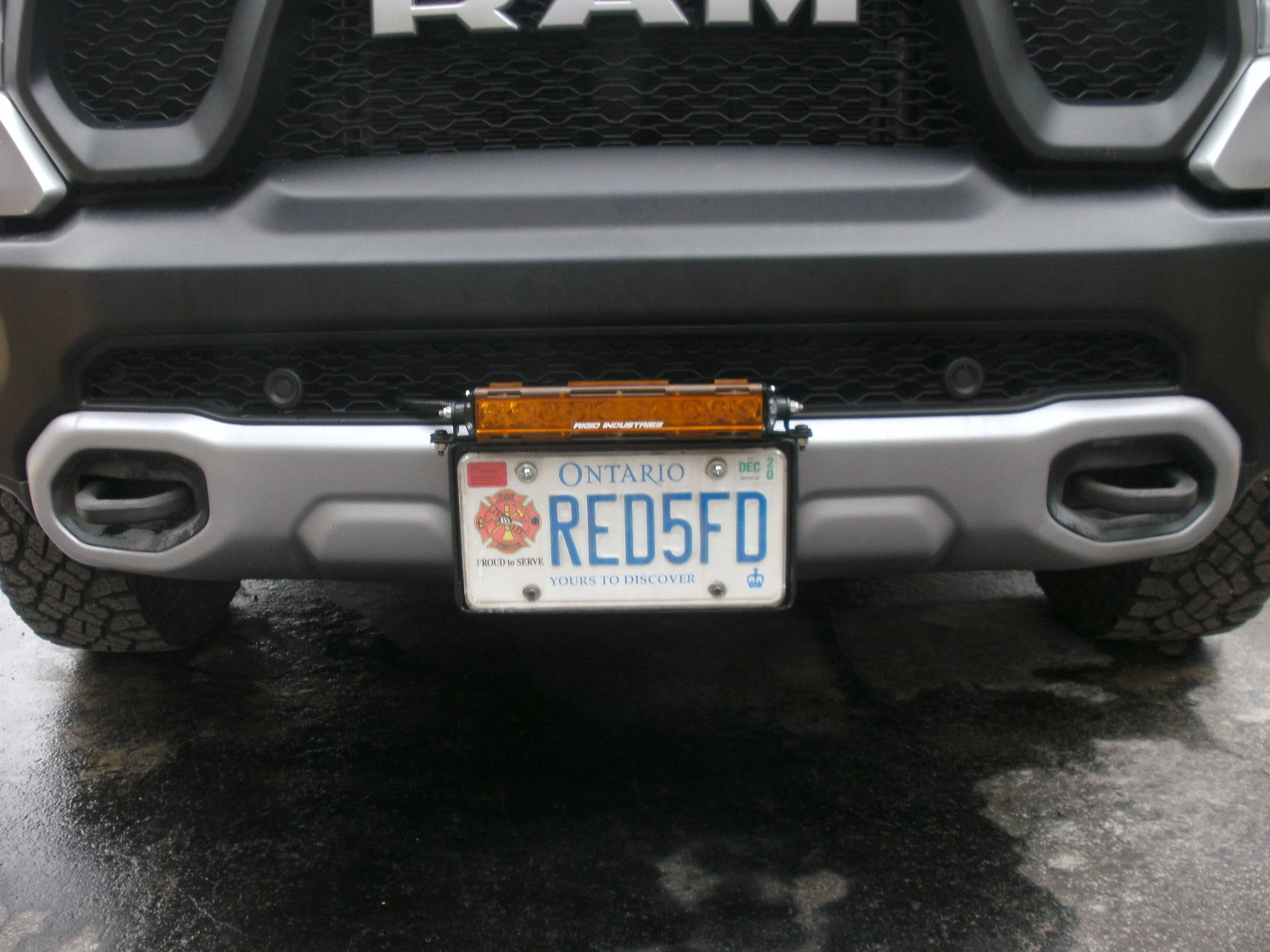 Ford Ranger Front Licence Plate Mount? Front close u