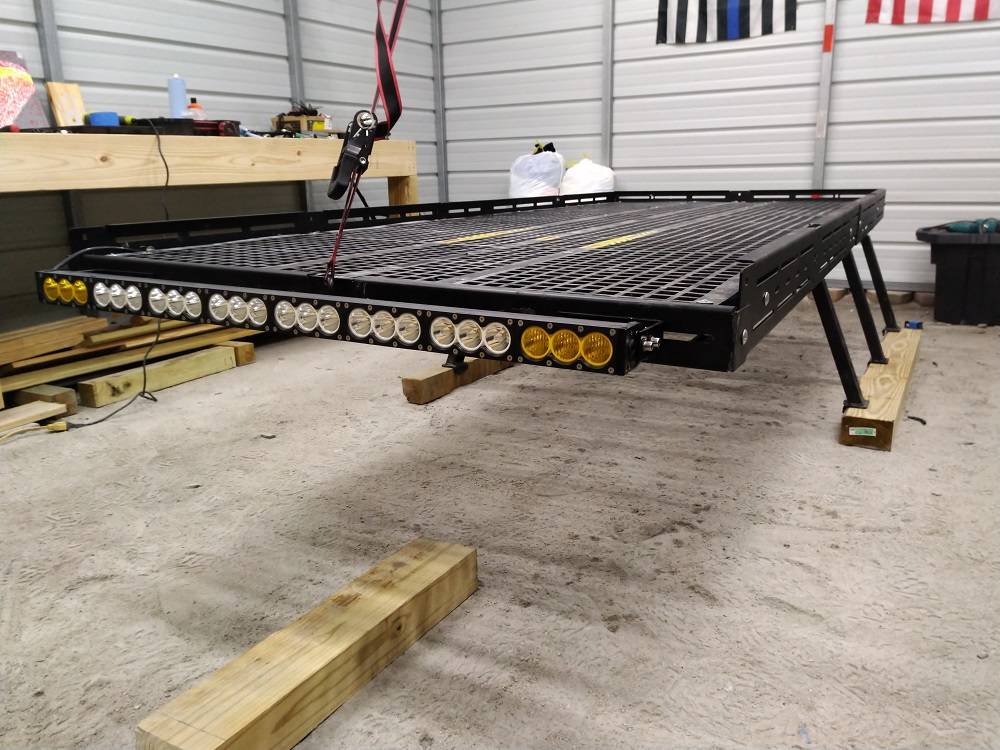 Ford Ranger My Custom Monolithic 8' Bed Rack prototyping_v3