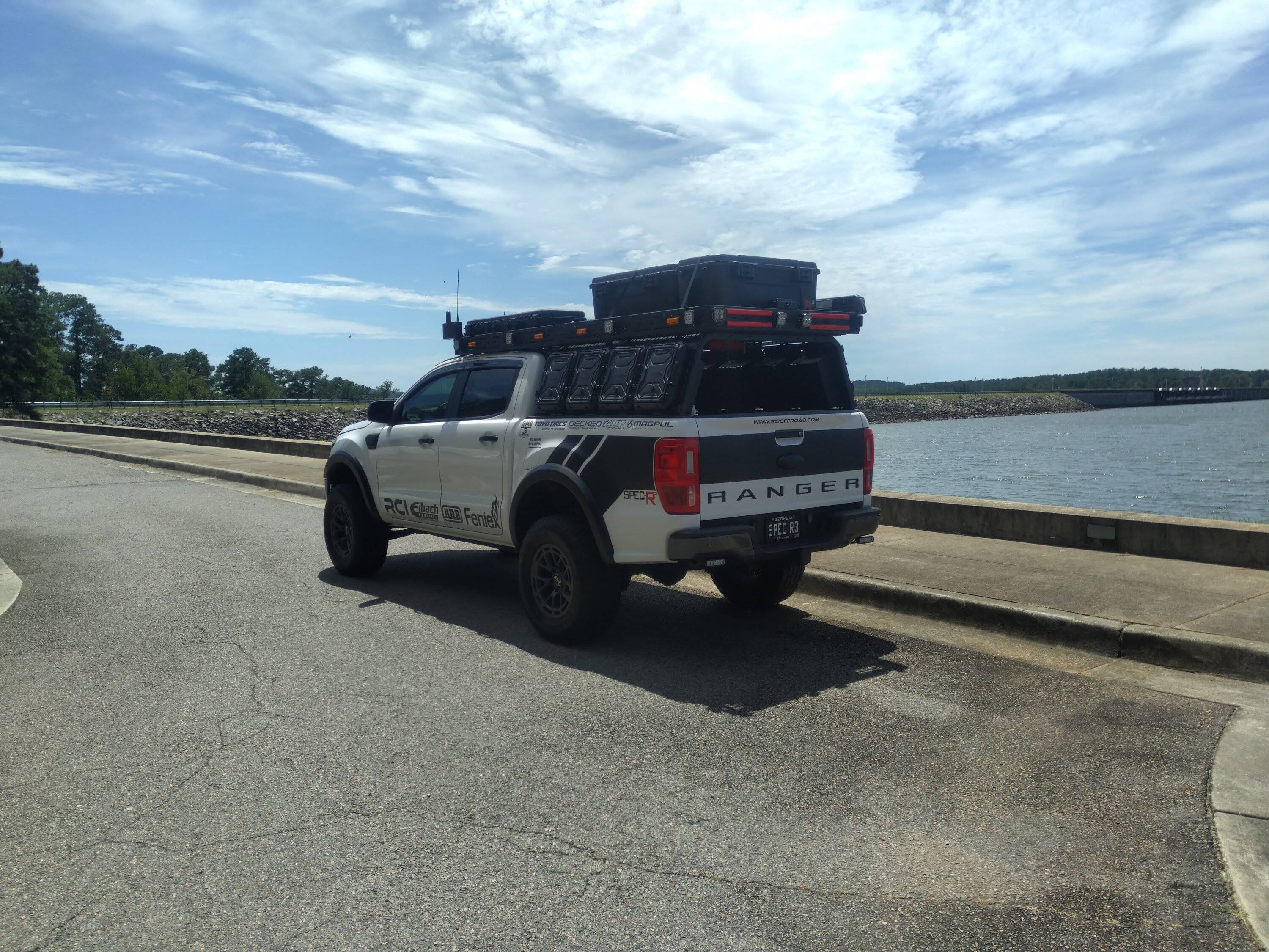 Ford Ranger Good day for dam lunch photo. IMG_20230810_142914