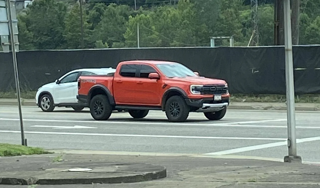 Ford Ranger Code Orange Ranger Raptor spotted in my town (West VA)!! Code Orange 2024 Ranger Raptor